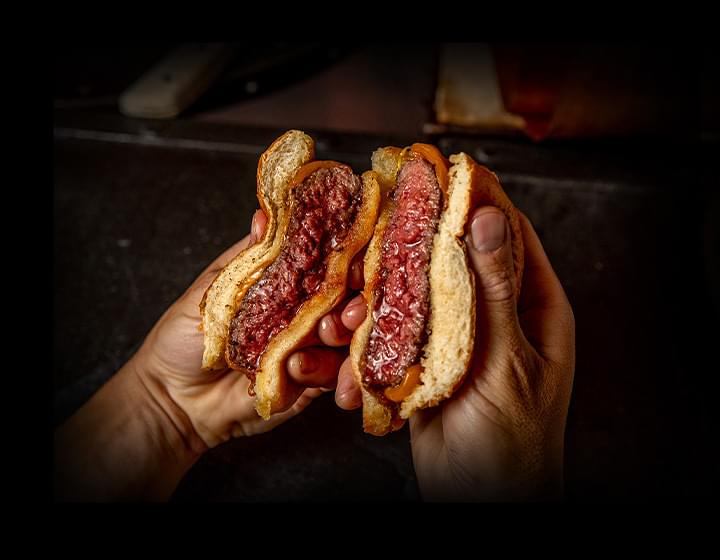 trozo de carne burger 98